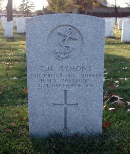 Writer 3rd Class Thomas Henry Symons, Royal Navy