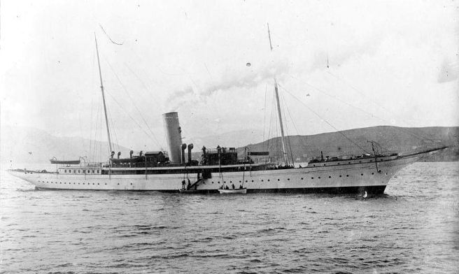 HMS Warrior on the Firth of Clyde