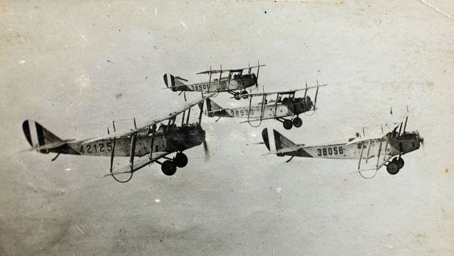 Curtiss JN-4 Training Flight