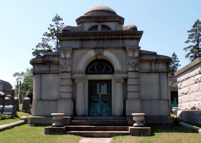 The Arnheim-Zorkowski Mausoleum in Beth Olam Cemetery