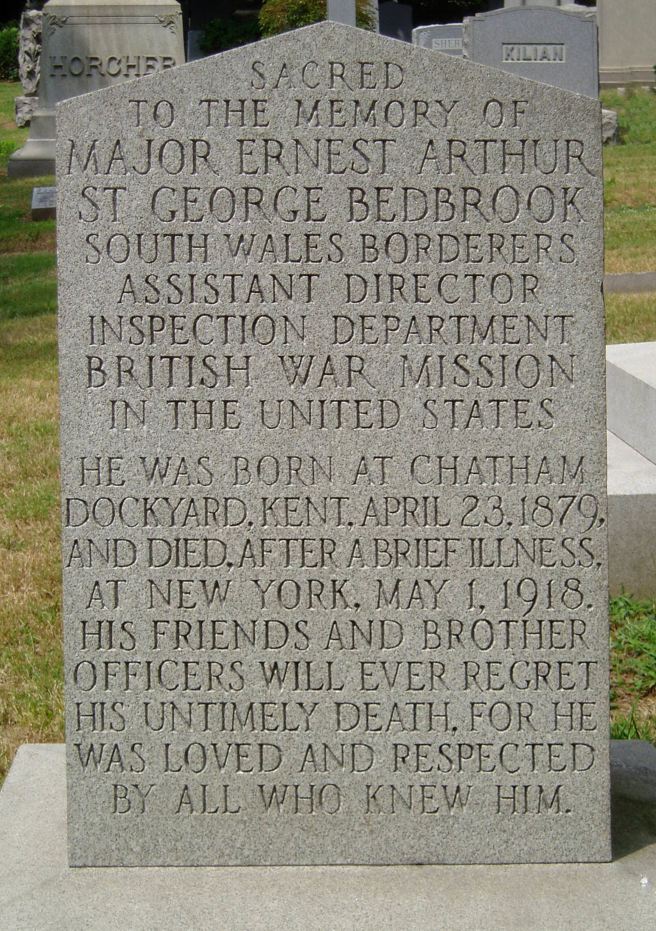 The Grave of Major Ernest Bedbrook