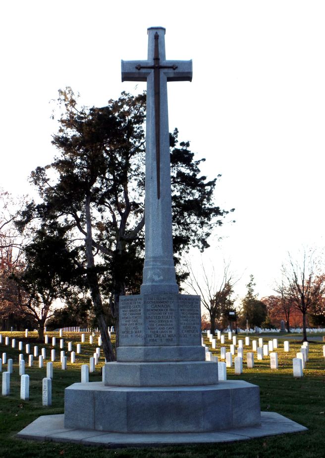 Canadian Cross of Sacrifice, Arlington National Cemetery