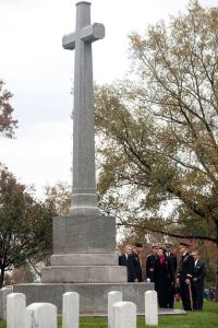 Princess Anne at the Cross of Sacrifice, November 2014