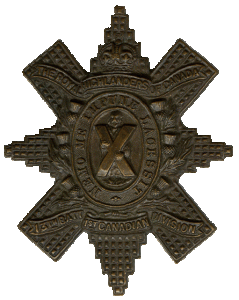 Cap Badge of 13th Battalion (Royal Highlanders of Canada)