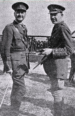 Lieutenant Robert Bowlby (right)