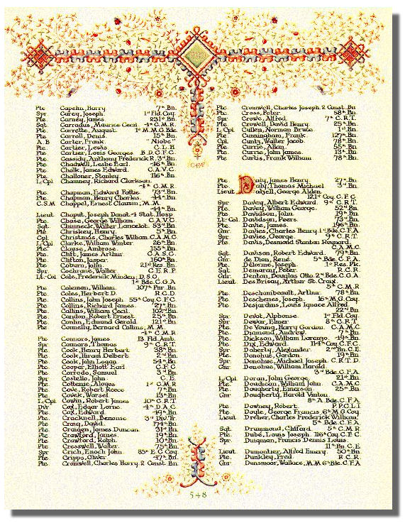 Canadian Book of Remembrance