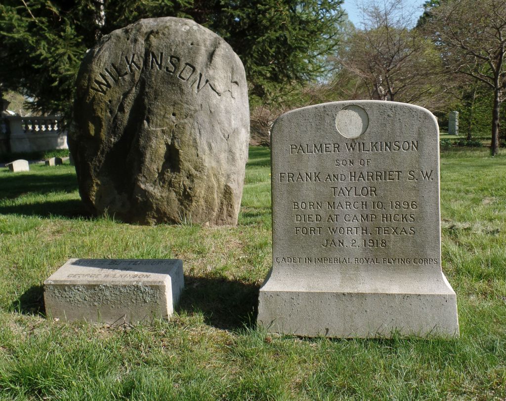The grave of Palmer Wilkinson Taylor