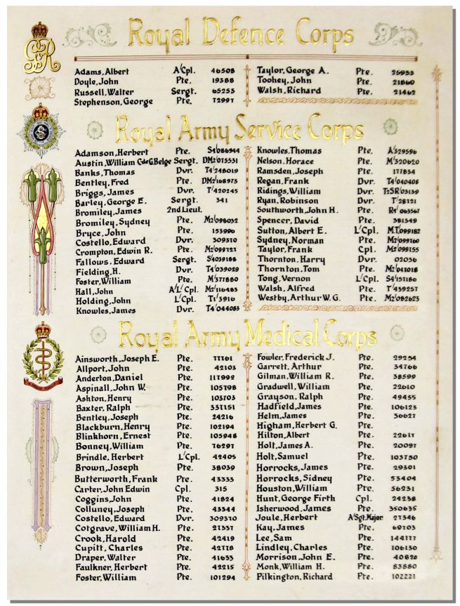 Bolton Roll of Honour, 1914-1918, Private William Foster