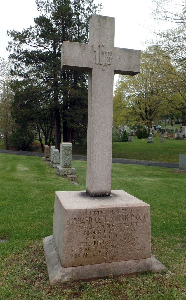 The grave of Bernard Cecil Smyth-Pigott