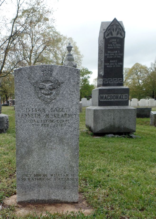 The grave of Kenneth MacDonald Kearney