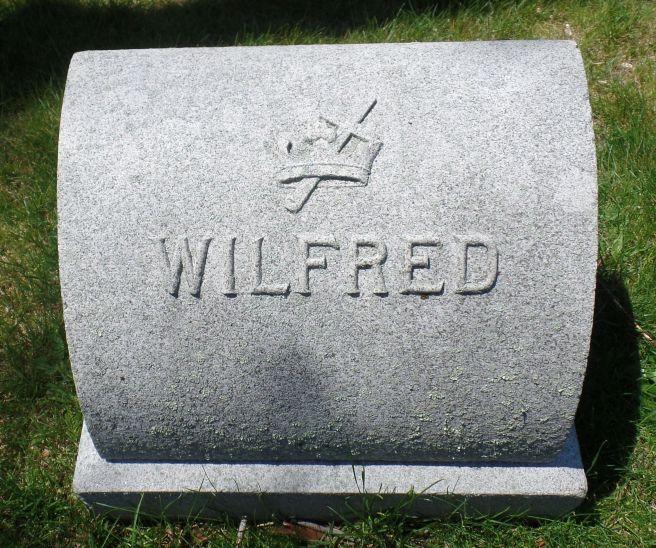 The grave of Wilfred Cecil Alcock